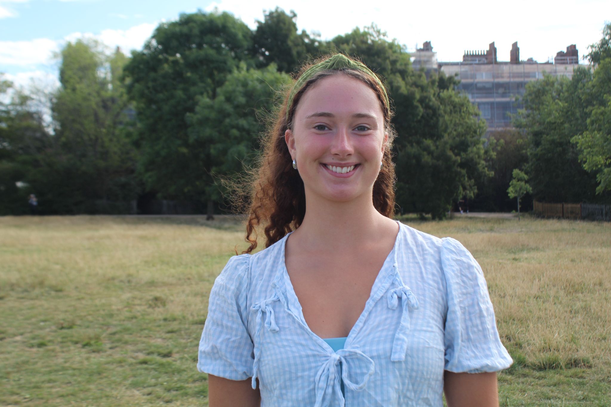 Cheerful photo of Elen, dance teacher and camp coach