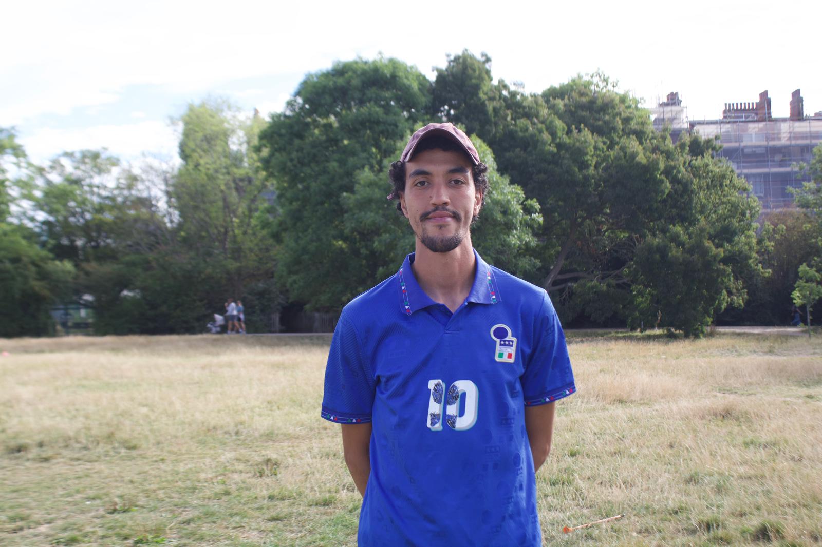 Cheerful photo of Bilel, football coach and camp coach